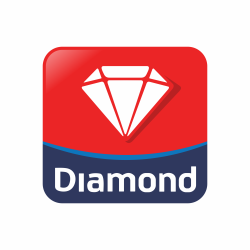 Diamond Ice Cream Logo Lama