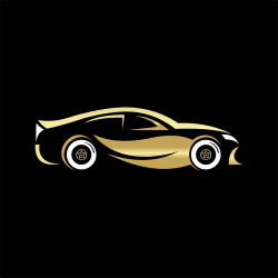 Gold Car Vector