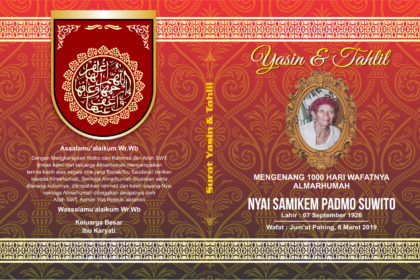 Cover Buku Yasin dan Tahlil Template