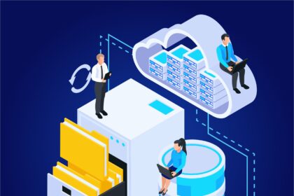 Cloud Hosting Vector