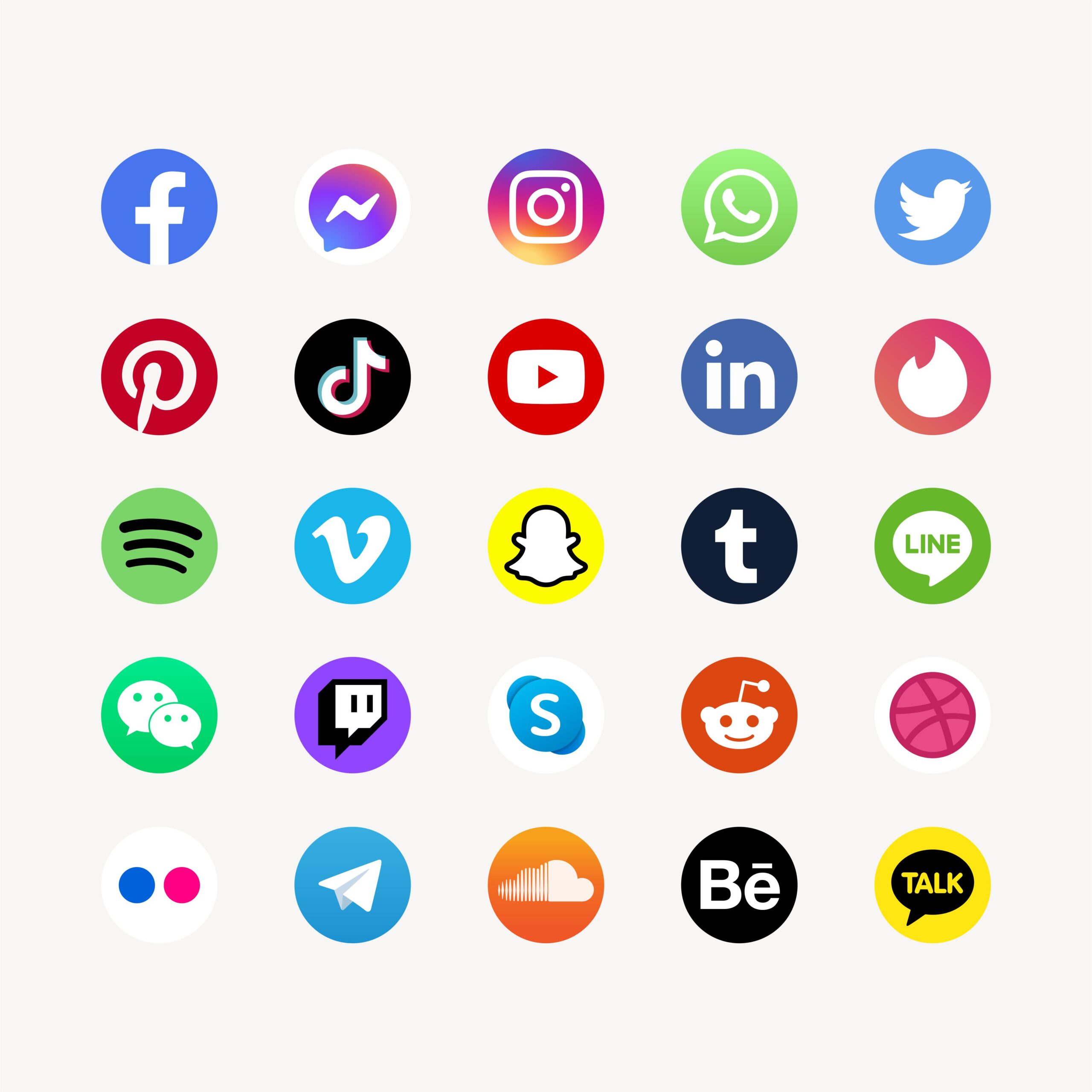 Social Media Logo Vector