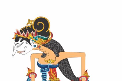 Wayang Kulit Dewi Shinta Vector