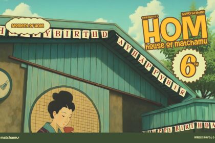 House of Matchamu Anniversary Backdrop