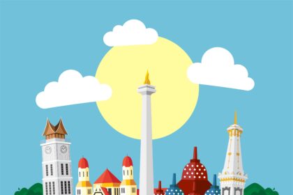 Indonesia Icon Vector