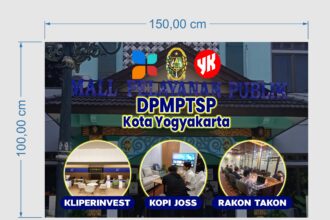 DPMPTSP Kota Yogyakarta Backdrop Vector