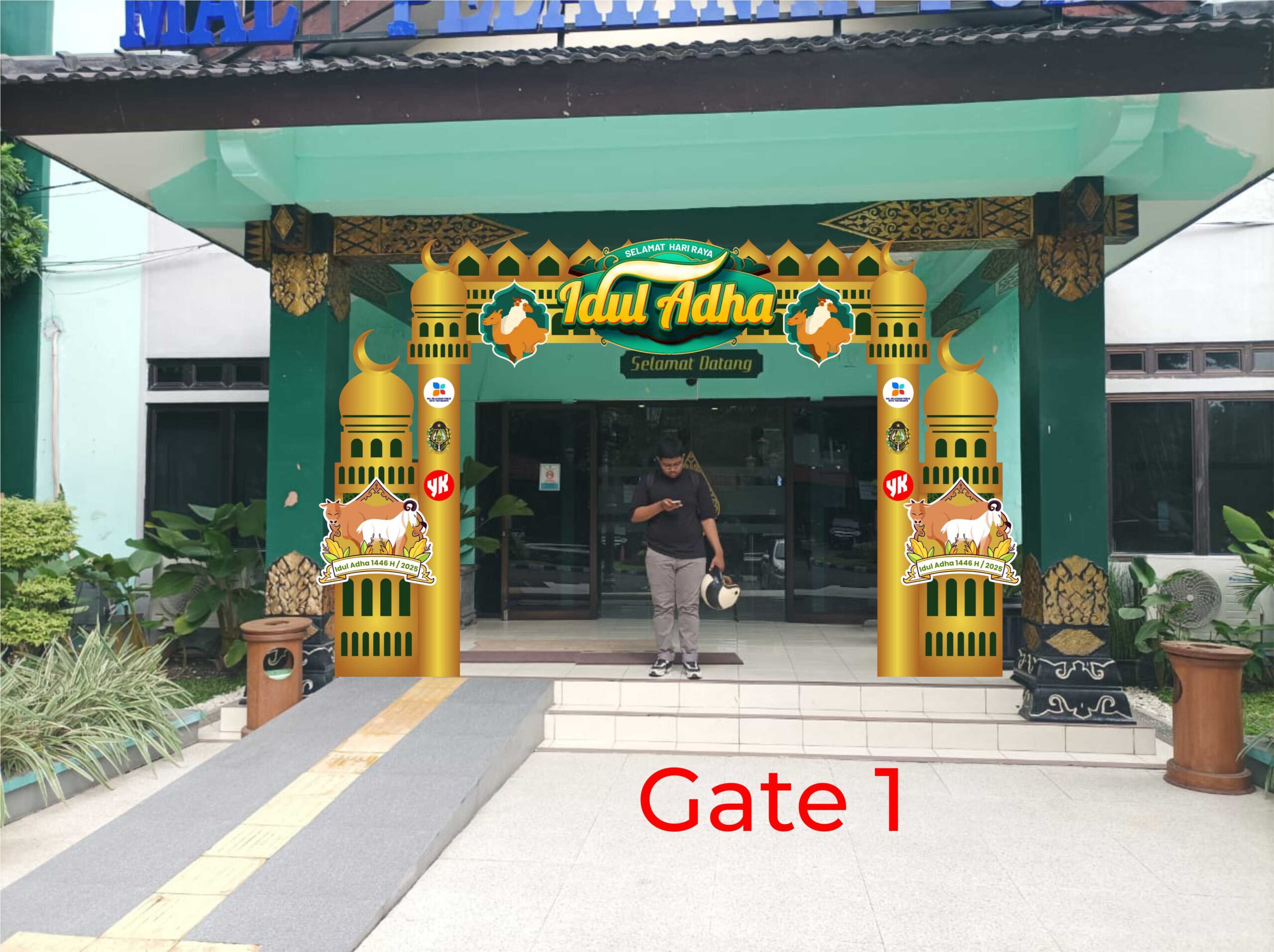 Dekorasi Idul Adha 2025 MPP Jogja Vector