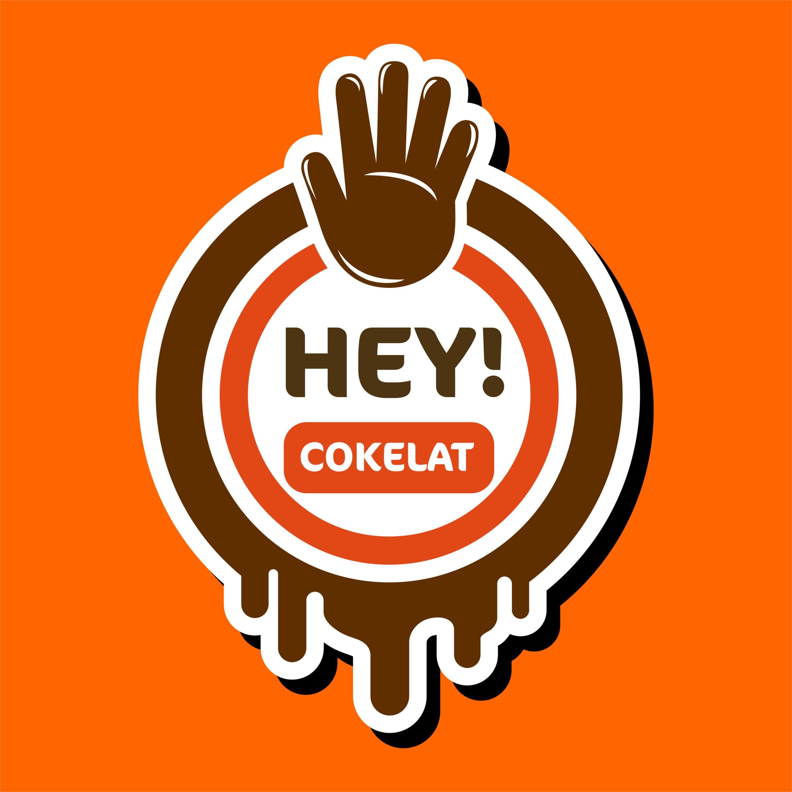 Hey Cokelat Logo Vector