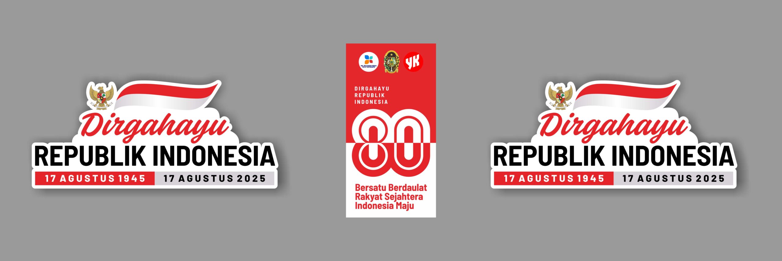Kantor MPP Dekorasi HUT RI ke-80 2025 - Desain Grafis, Logo, Vector, Template, Background. Kantor MPP Dekorasi HUT RI ke-80 2025
