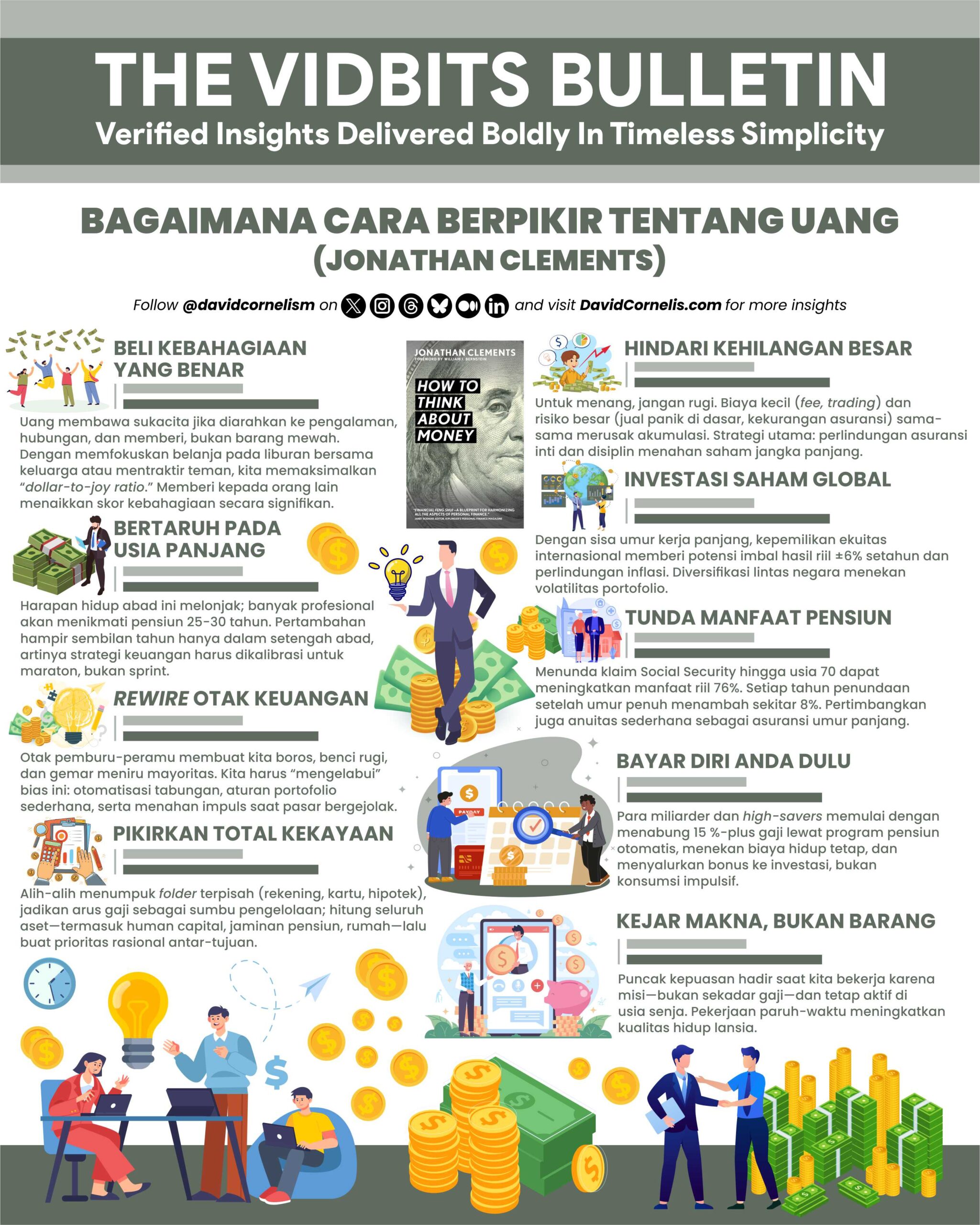 Infografis Finance Desain Vector