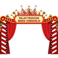 Malam Tirakatan Gate Vector - Warga Tambakrejo