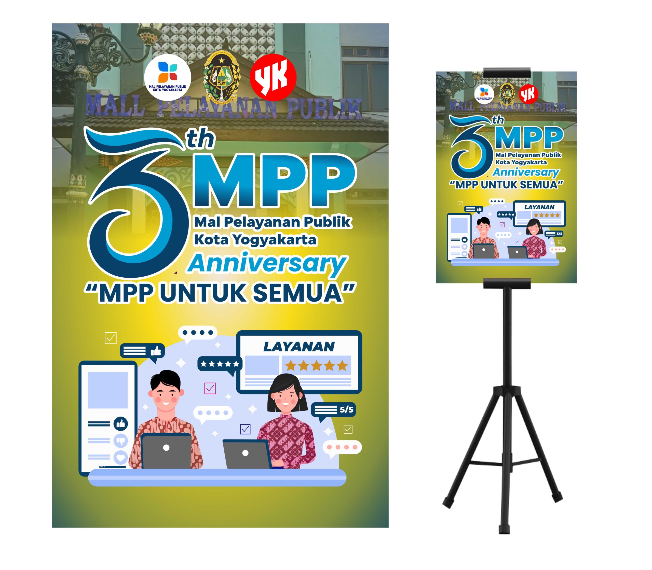 MPP Yogyakarta Dekorasi Anniversary Kantor 3th