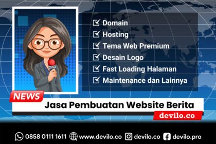Jasa Website Berita by Devilo Arts Jogja