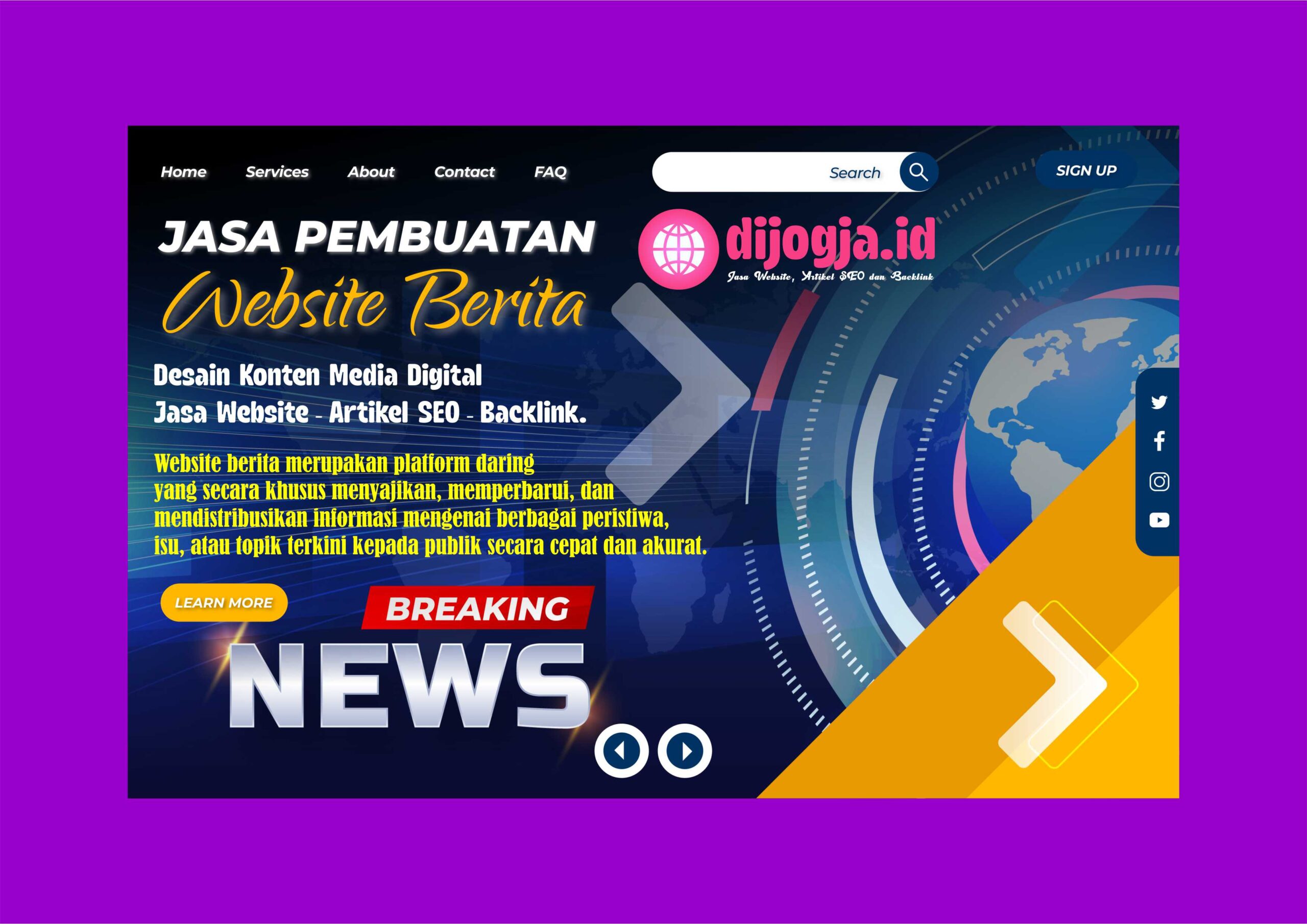 Jasa Website Berita by Devilo Arts Jogja