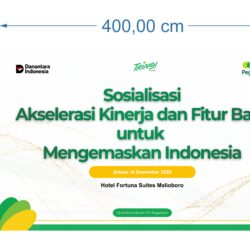 Sosialisasi Backdrop Event Tring Pegadaian