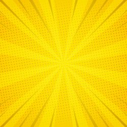 Abstract Yellow Comic Zoom Vector