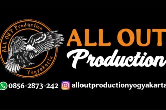 All Out Production Logo Design Vector