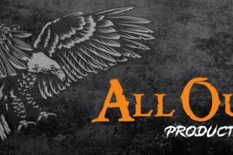 All Out Productions Logo Vector