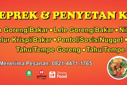 Ayam Geprek dan Penyetan Kajol 88 Banner Vector