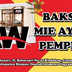 Bakso Mie Ayam Pempek AW Banner Vector CorelDraw