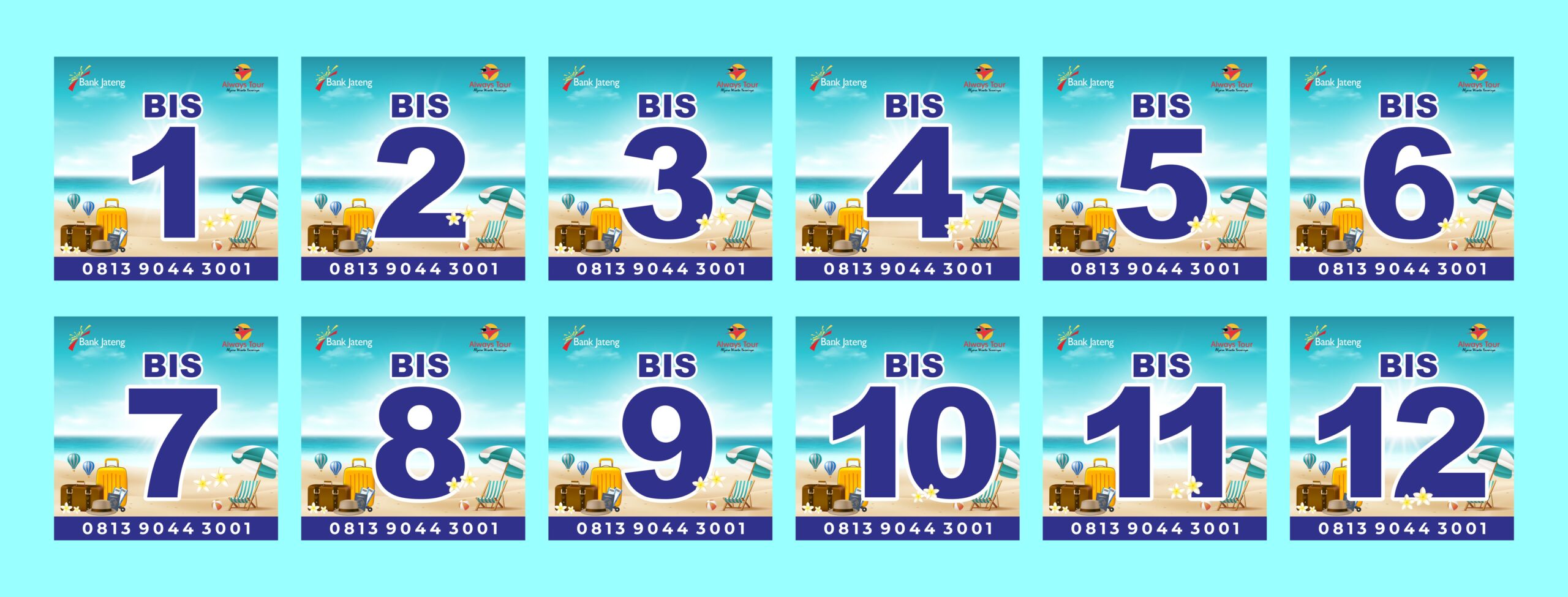 Bank Jateng Purwokerto Bersatu Dalam Staycation Seru Backdrop Desain