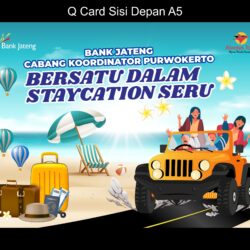 Bank Jateng Purwokerto Bersatu Dalam Staycation Seru Backdrop Desain