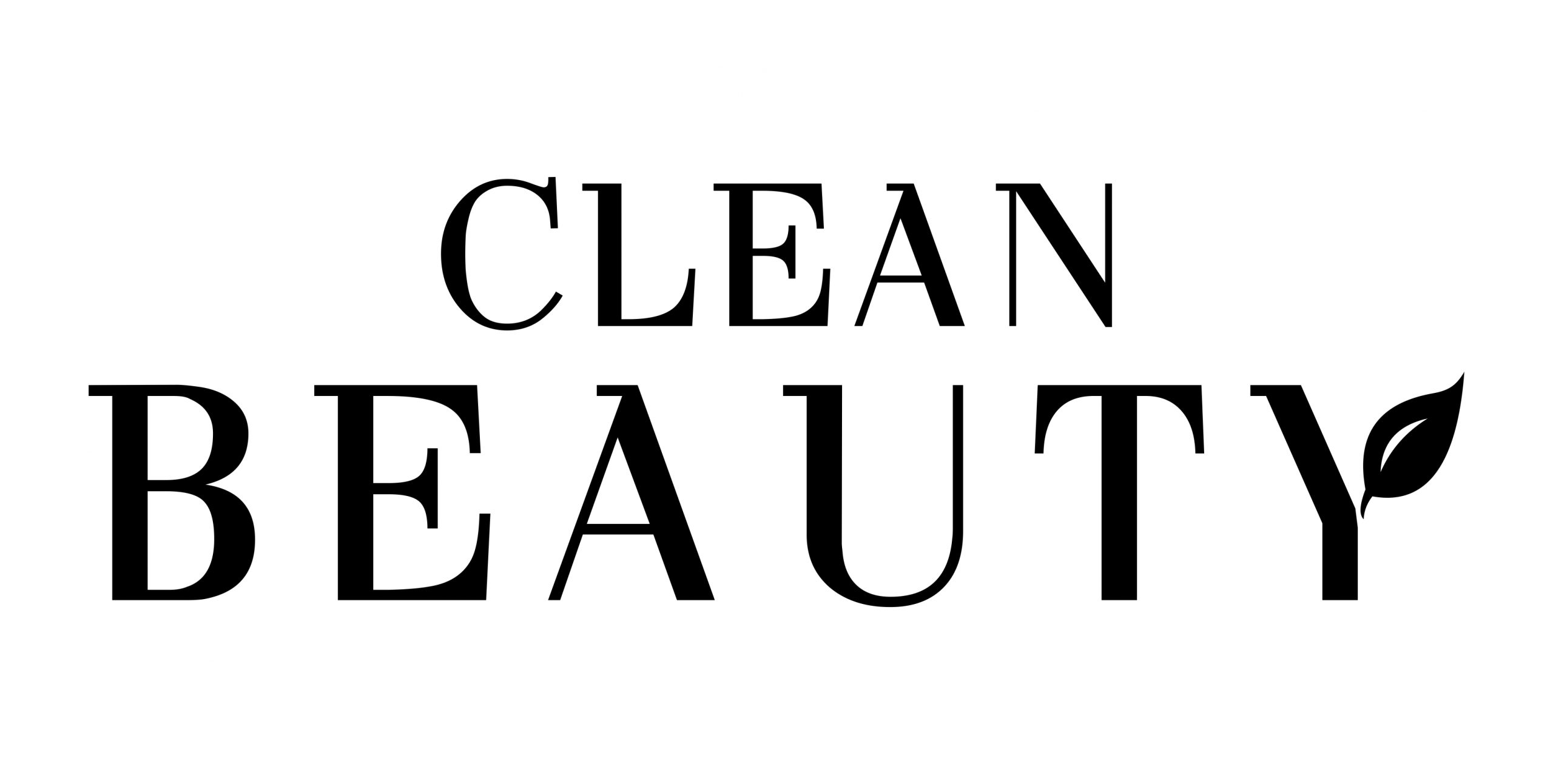 Clean Beauty Logo Vector