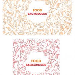 Food Background Vector CorelDraw