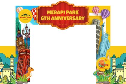 Gate Merapi Park Desain Vector