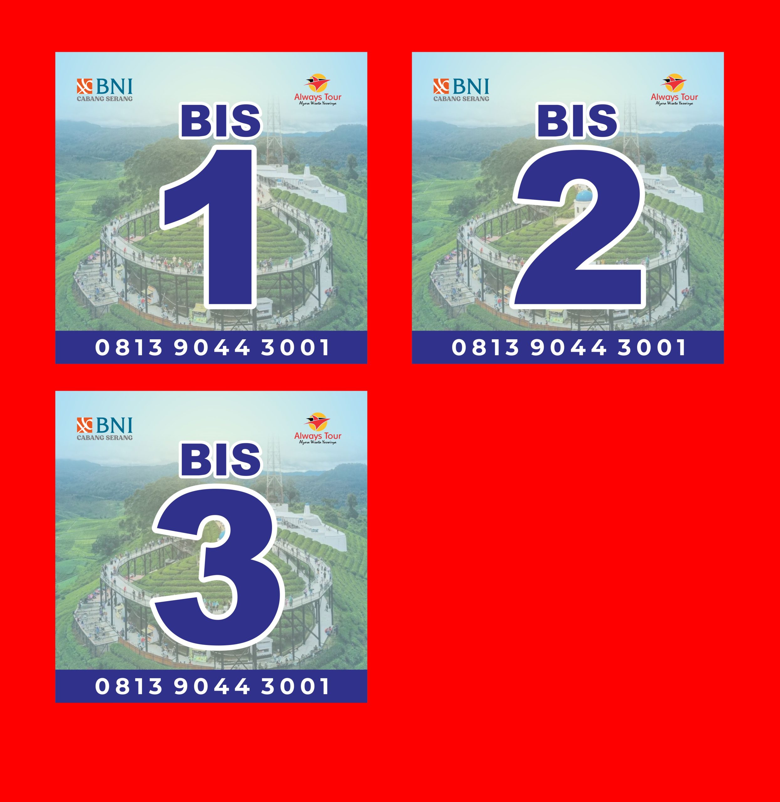 Gathering BNI Serang Desain Banner Spanduk Vector