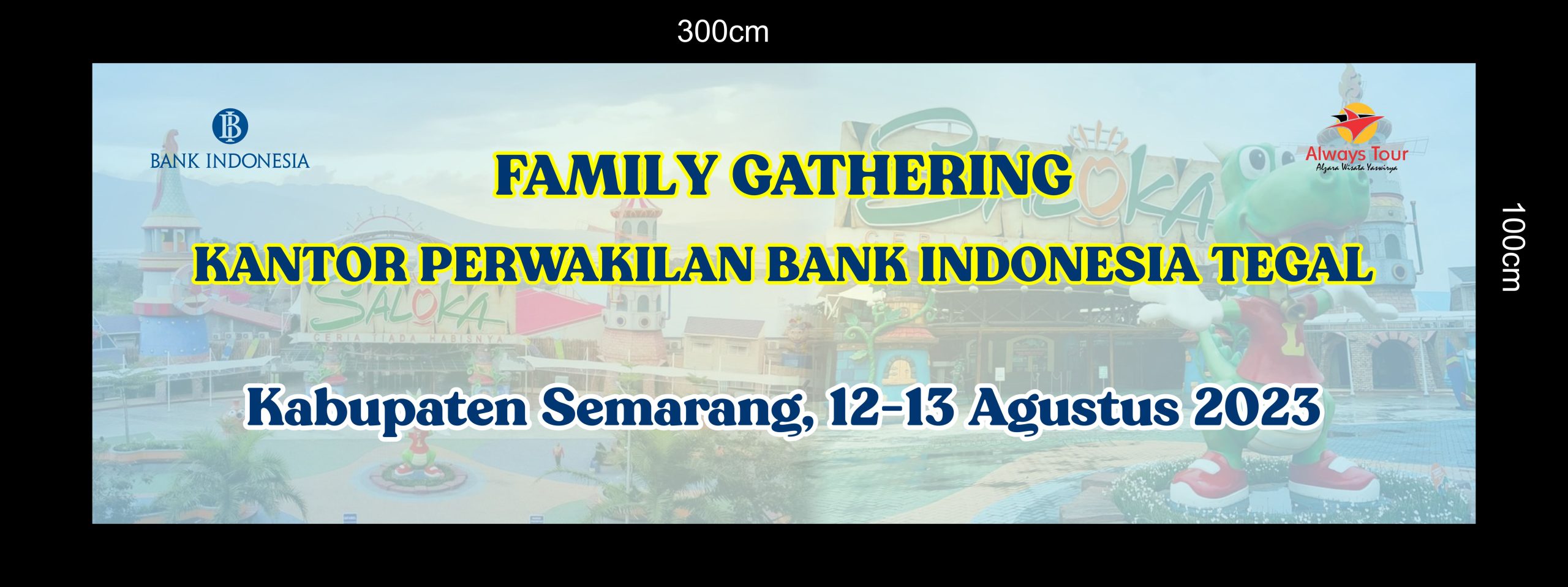 Gathering Bank Indonesia Banner Desain Vector