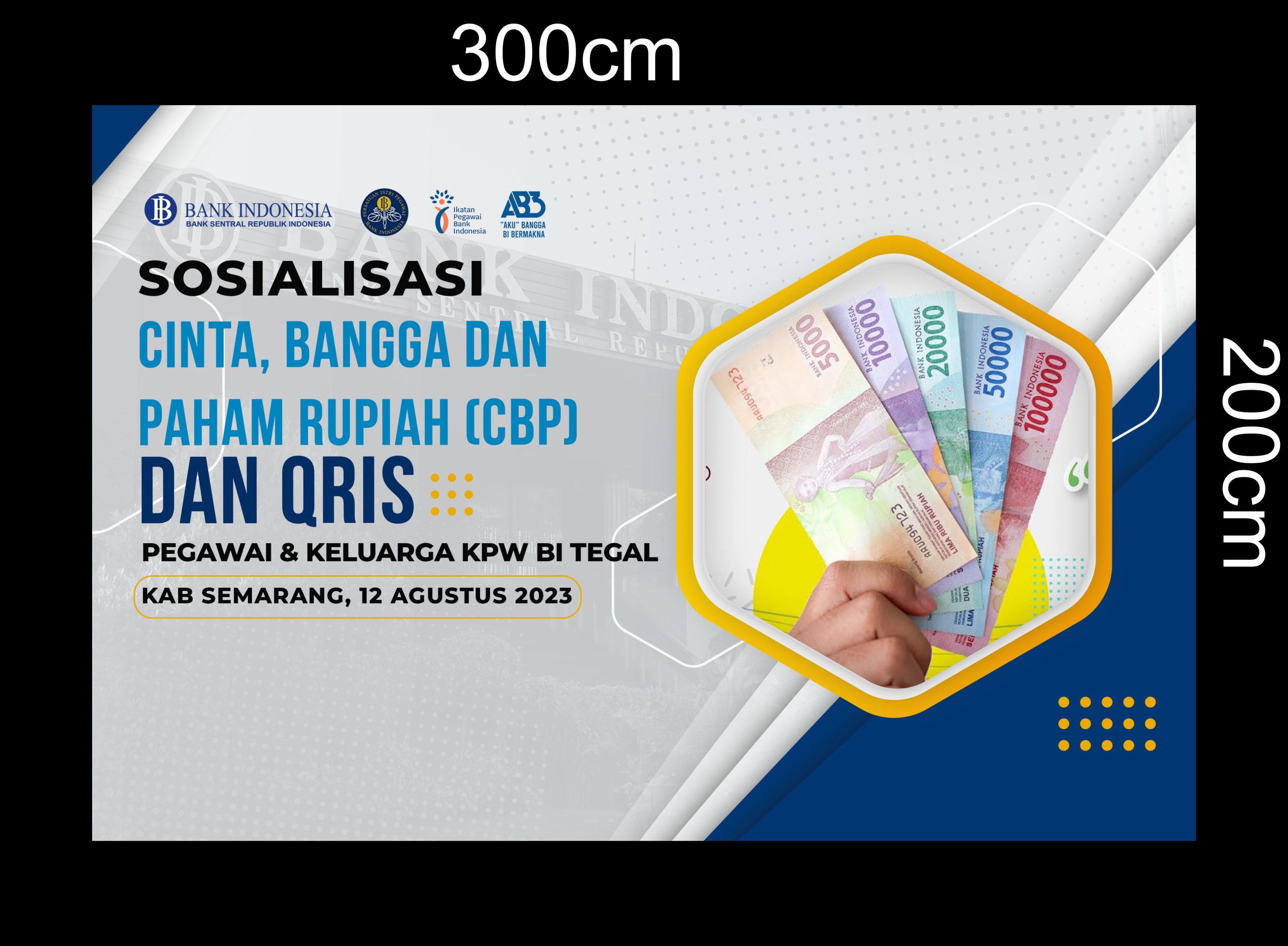 Gathering Bank Indonesia Banner Desain Vector