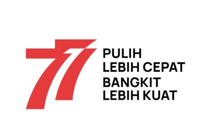 HUT RI 77 Tahun 2022 Logo Vector