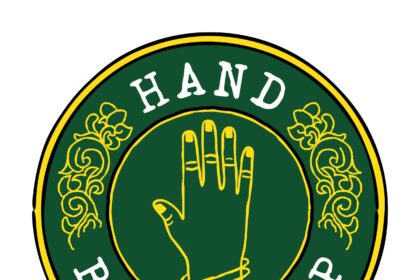 Hand Barberstop Logo Vector