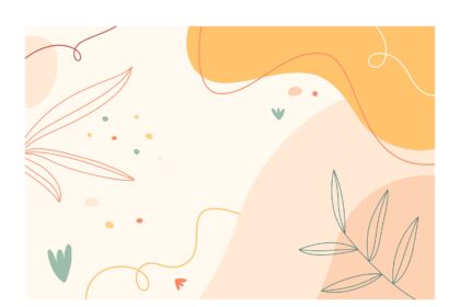 Hand Drawn Minimal Background Vector