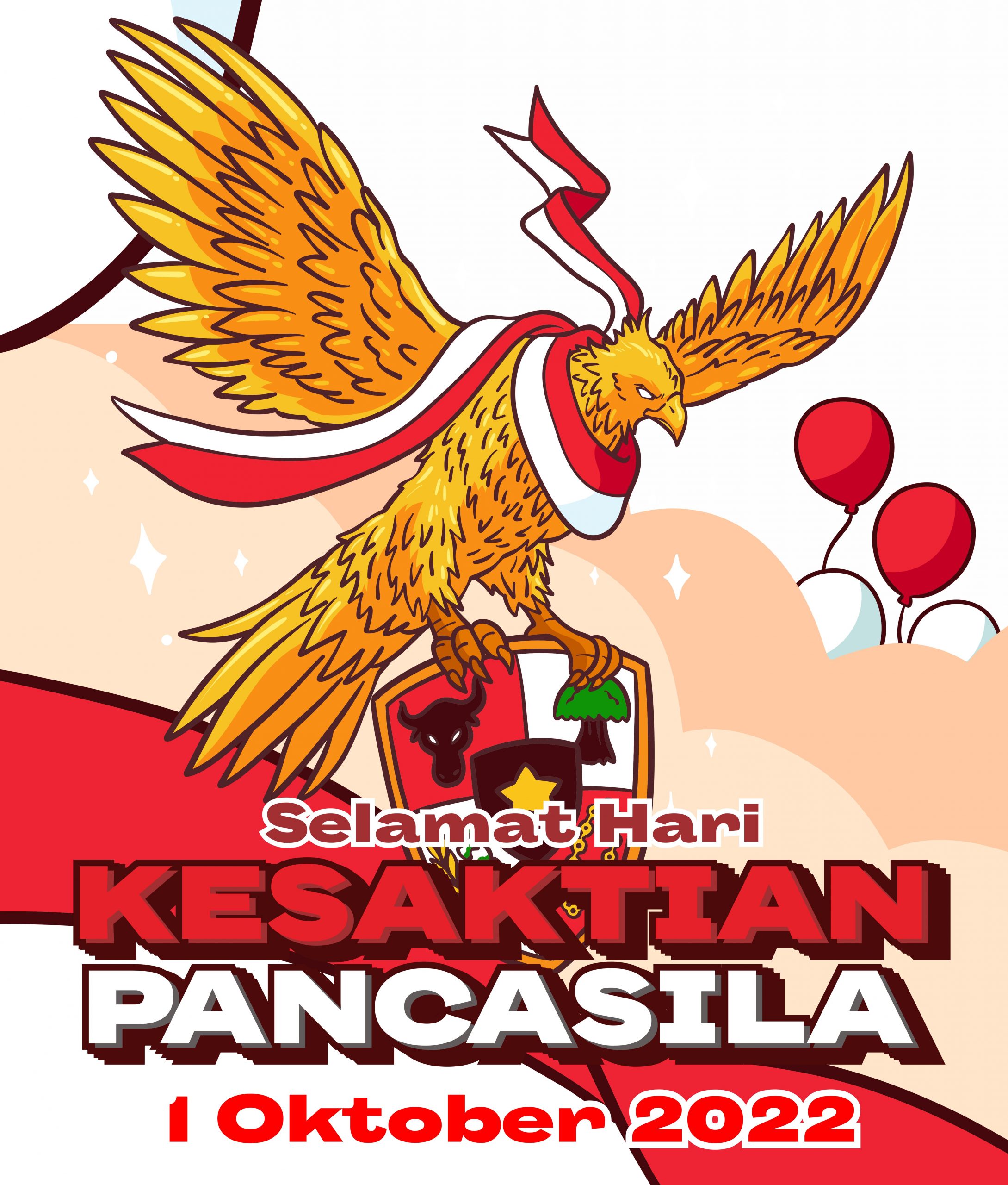 Hari Kesaktian Pancasila Design Vector CorelDraw - Desain Grafis, Logo, Vector, Template, Background. Hari Kesaktian Pancasila Design Vector CorelDraw