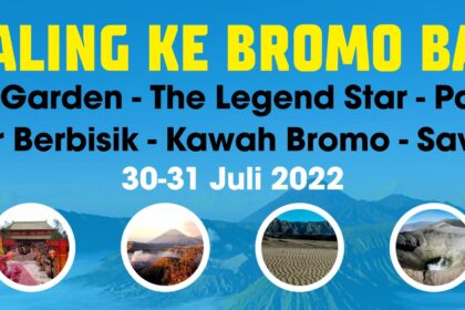 Healing ke Bromo Banner Vector Always Tour dan Travel