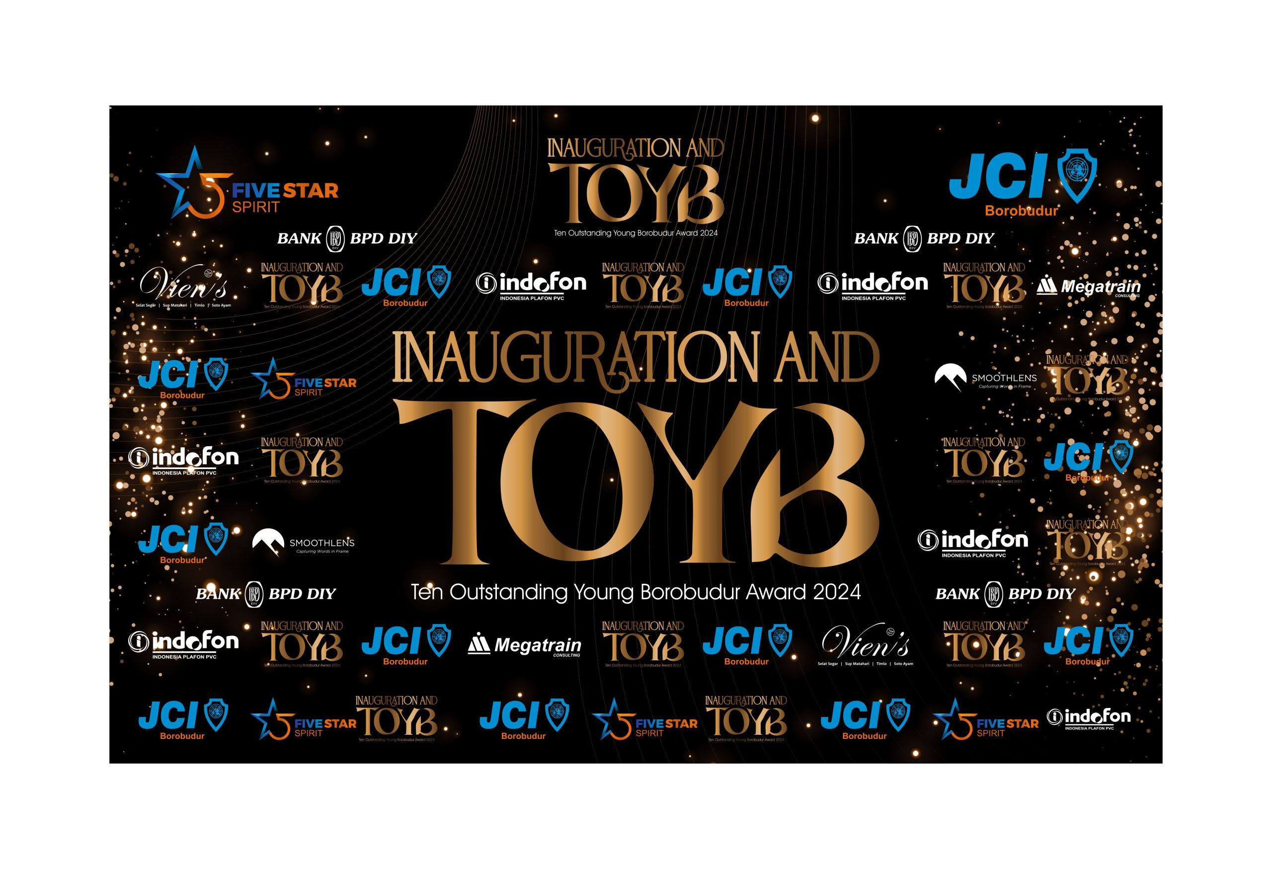 JCI Borobudur Photobooth TOYB Desain Vector