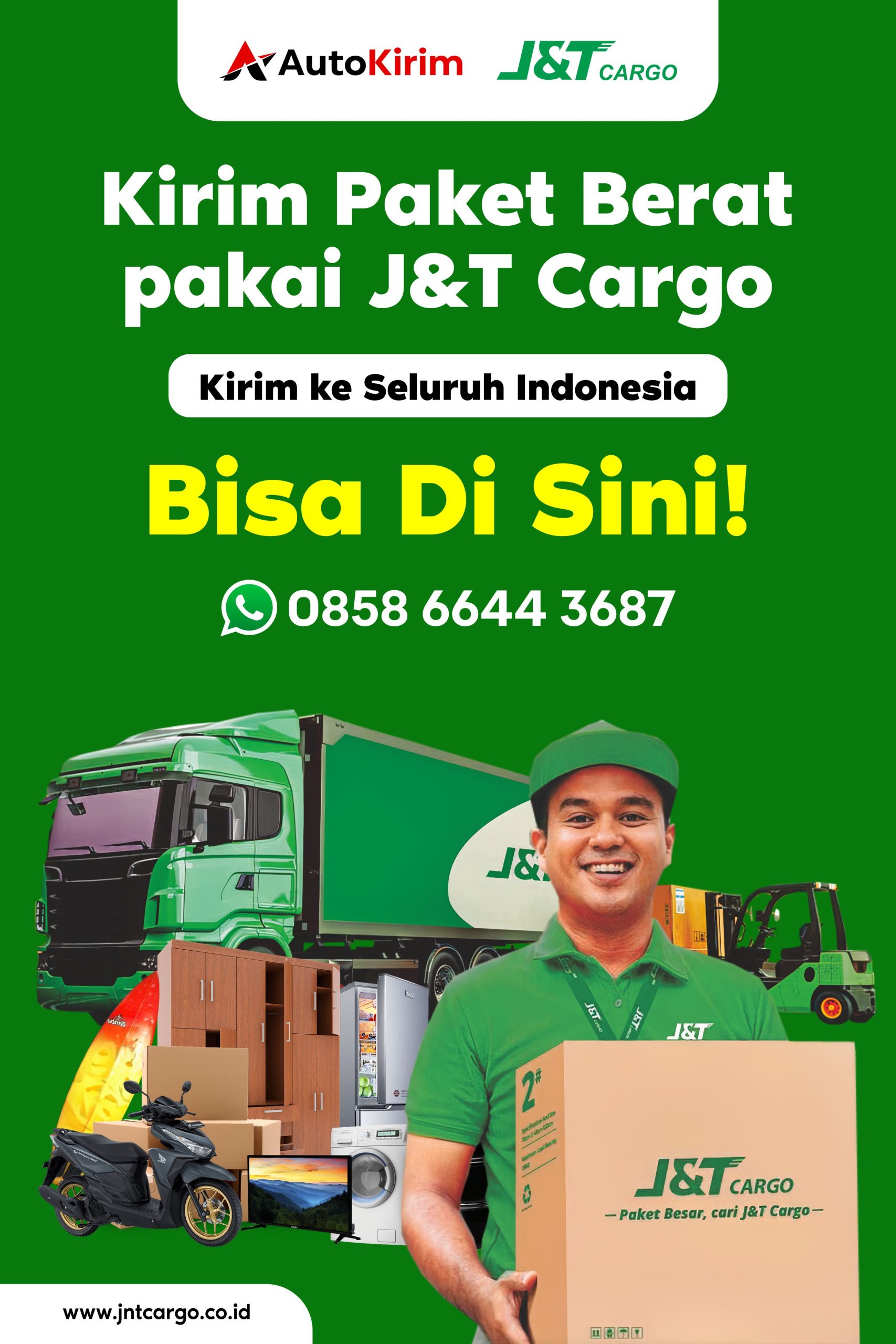 J&T Cargo Agen Spanduk Desain