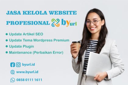 Jasa Kelola Website ByURL Desain Vector