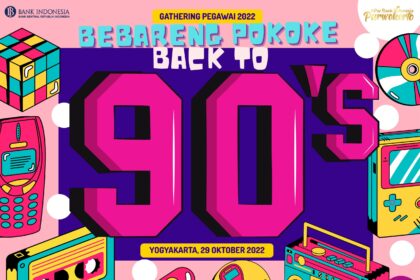 KPW Bank Indonesia Purwokerto Gathering Pegawai 2022 Bebareng Pokoke Vector