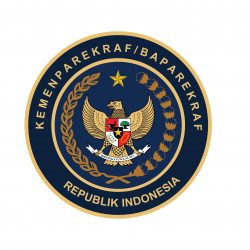 Kemenparekraf atau Baparekraf Republik Indonesia Logo Kementerian Pariwisata dan Ekonomi Kreatif atau Badan Pariwisata dan Ekonomi Kreatif Vector