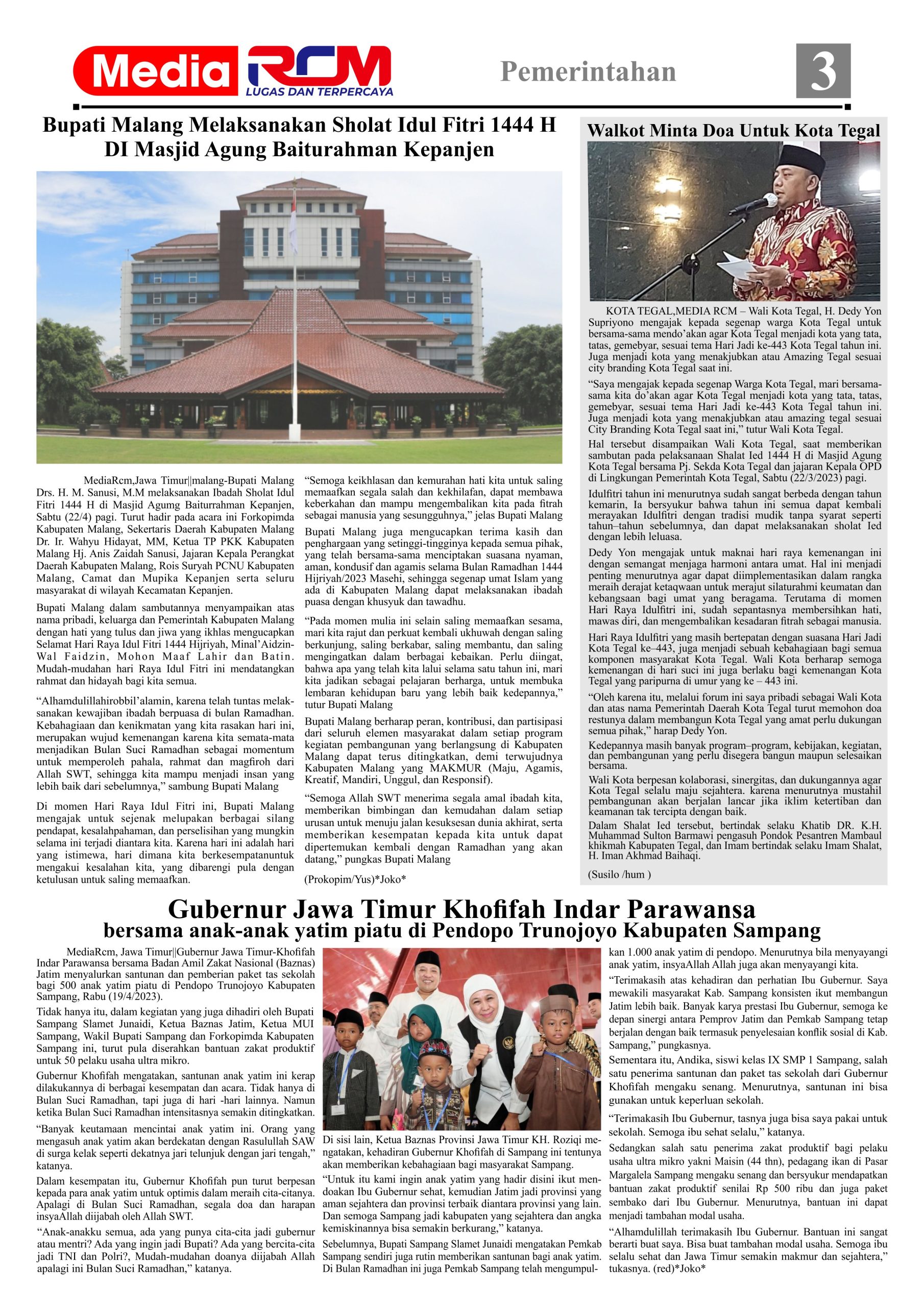 Media RCM E-Paper Edisi II April 2023 Vector Design