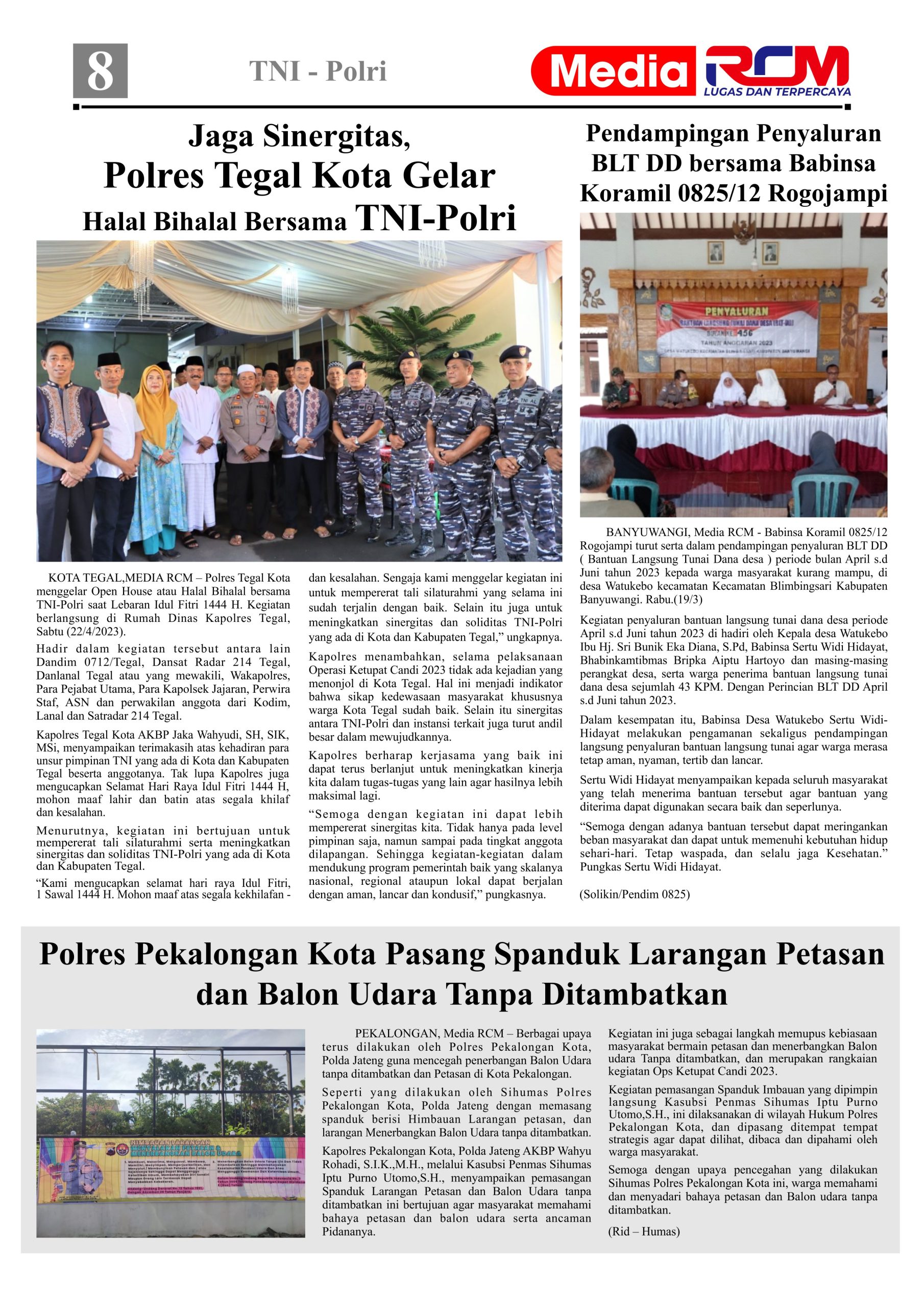 Media RCM E-Paper Edisi II April 2023 Vector Design