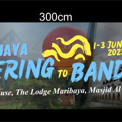 Mugi Jaya Gathering to Bandung Banner Desain CorelDraw