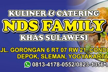 NDS Family Banner Kuliner dan Catering Vector CorelDraw