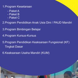 PKBM LURUMUTIN Program Pendidikan Banner Vector