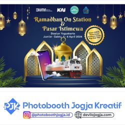 PT KAI Jogja Backdrop Photobooth