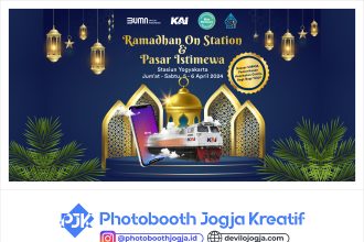 PT KAI Jogja Backdrop Photobooth