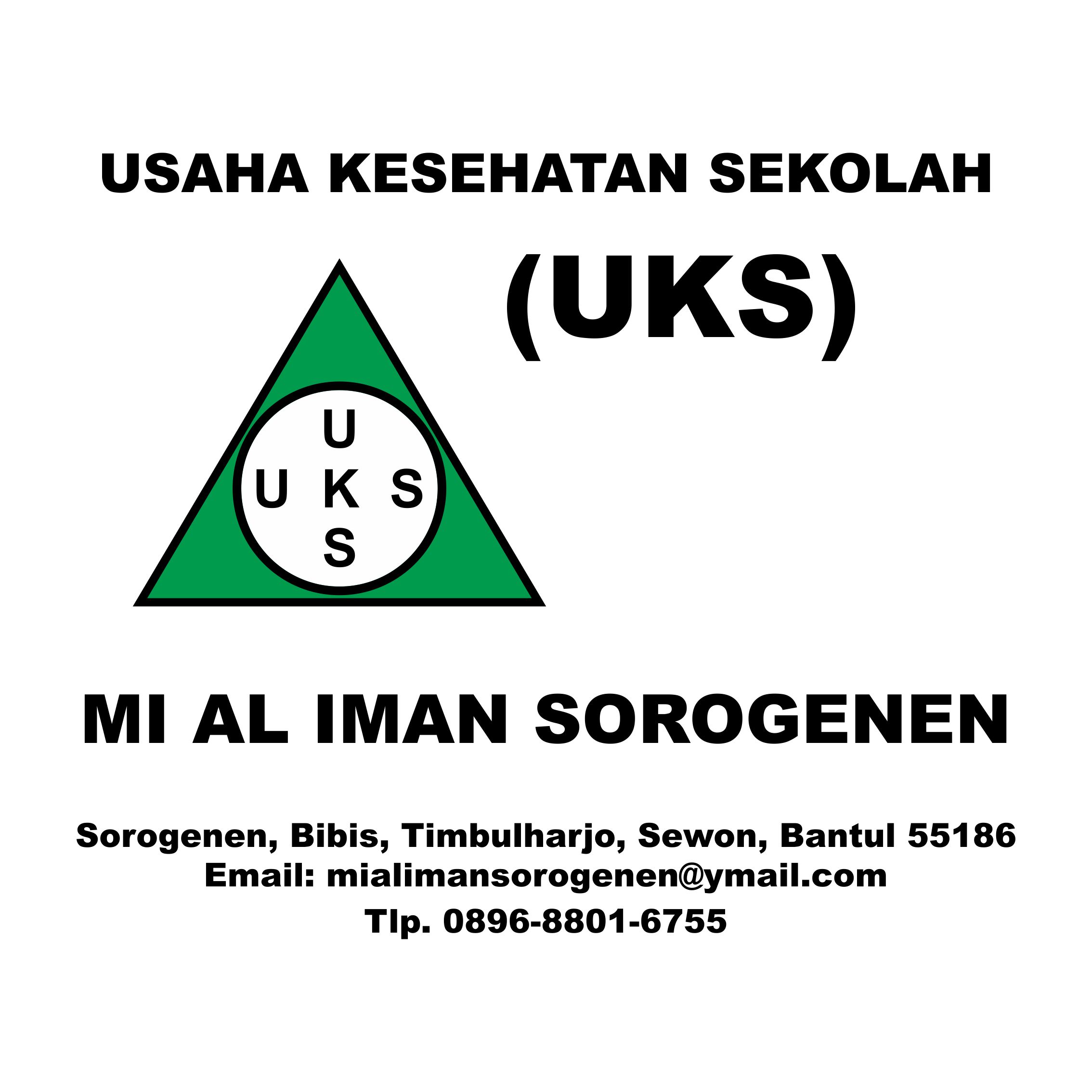 Papan Nama MADRASAH IBTIDAIYAH (MI) Al Iman Sorogenen Vector CorelDraw