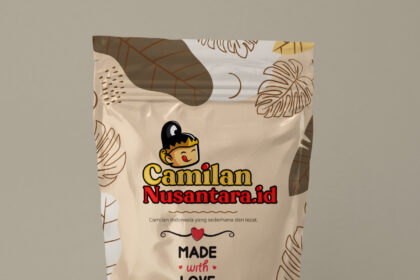 Standup Pounch Pack Mockup Camilan Nusantara